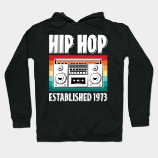 Hip Hop Established 1973 (Retro) Hoodie